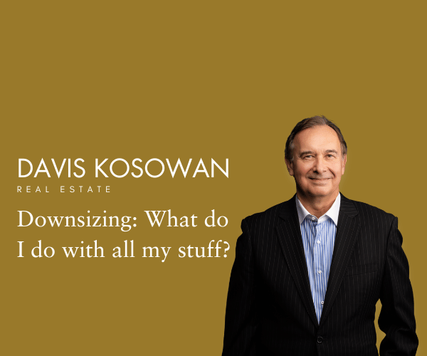 Getting Started in Downsizing: What do I do with all my stuff?